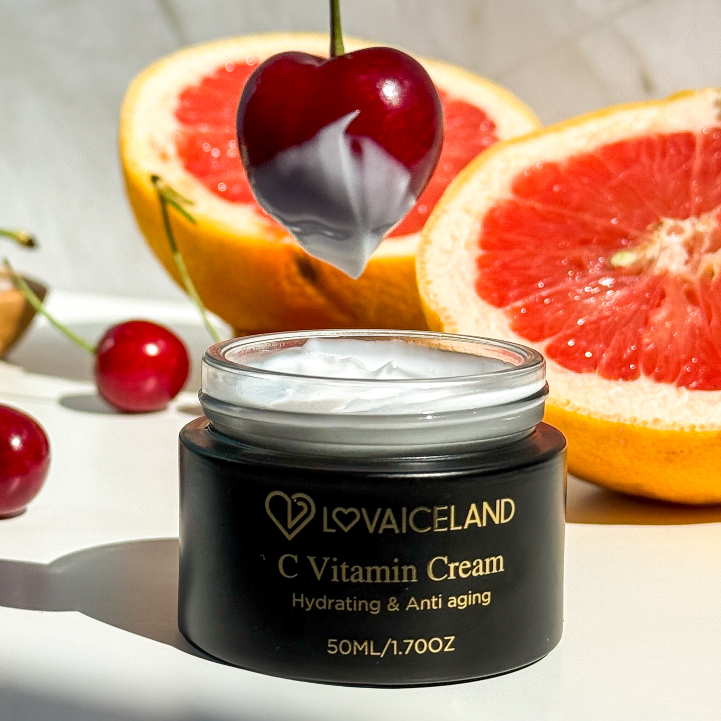 Aloe vera & Green tea C Vitamin cream. – LovaIceland Aloe vera & Green tea C Vitamin cream. – LovaIceland