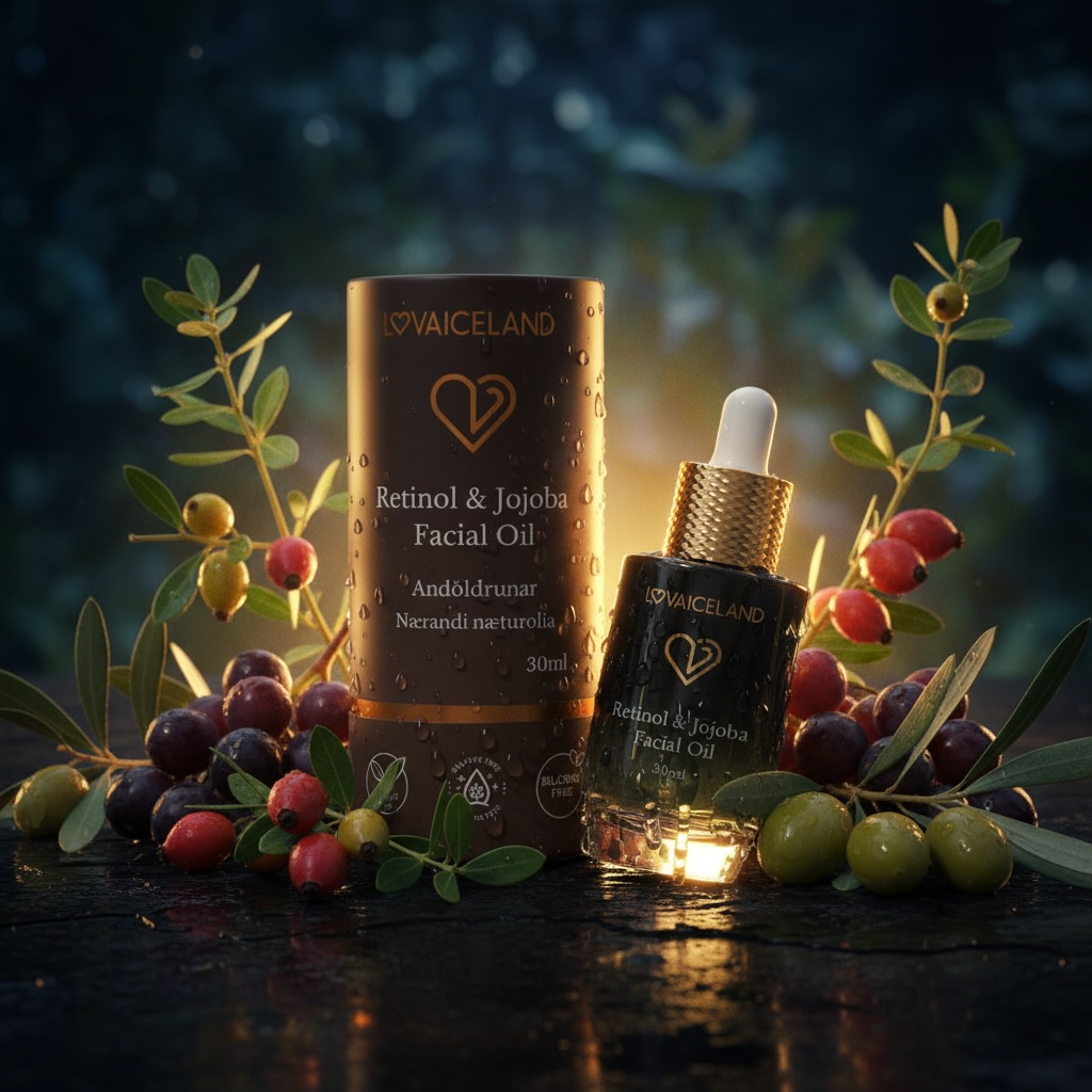 Retinol Jojoba Andlitsolía (30ml) 